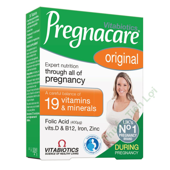 Pregnacare Original Vitamin TỔng Hợp Cho Bà Bầu H/30V