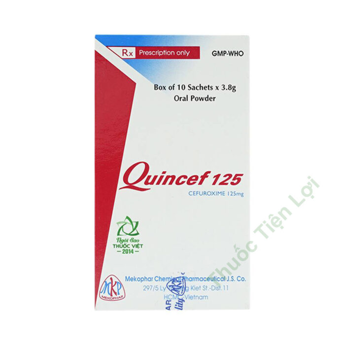 Quincef 125 Mekophar (H/10G/3.8Gr)