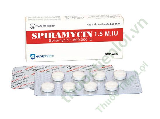 Spiramycin 1 Spiramycin 1.5M Euvipharm (H/16V)