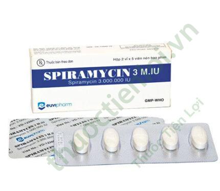 Spiramycin 3M Euvipharm (H/10V)