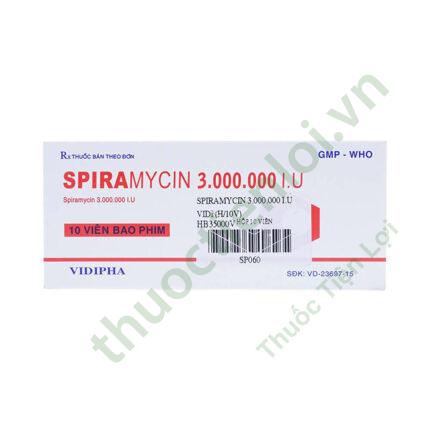 Spiramycin 3MIU Vidipha (H/10V)