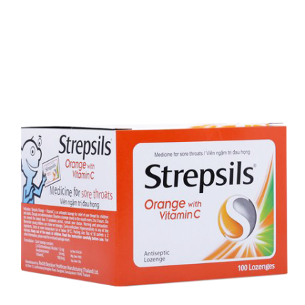 Strepsils Orange With Vitamin C (H/50G/2V)