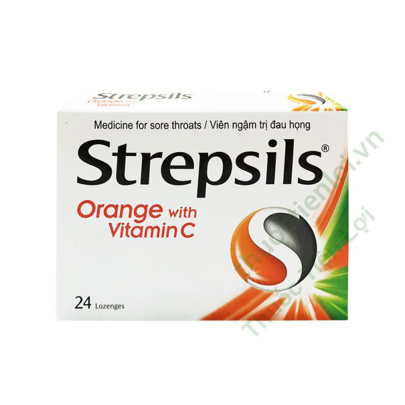 Strepsils Orange With Vitamin C 2X12S 1 Strepsils Orange With Vitamin C 2X12S