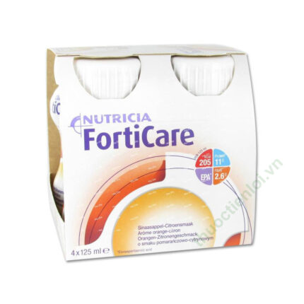 Sữa Nutricia Forticare Orange-Lemon Lốc 4 Chai X 125ML