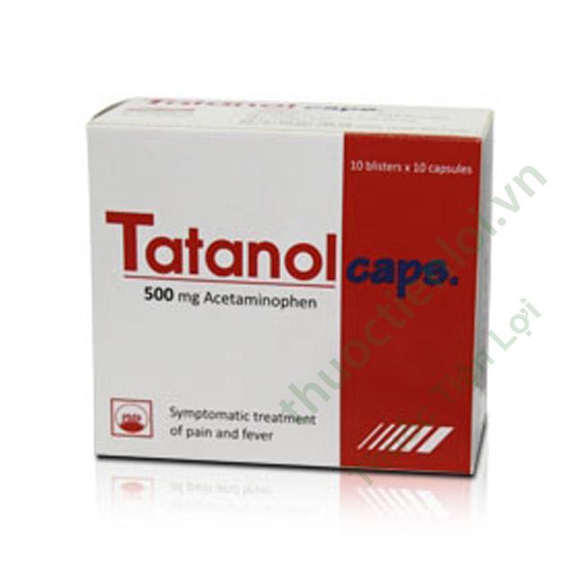 Tatanol Caps - Pymepharco ( Hộp/ 100 Viên ) 1 Tatanol Caps - Pymepharco ( Hộp/ 100 Viên )