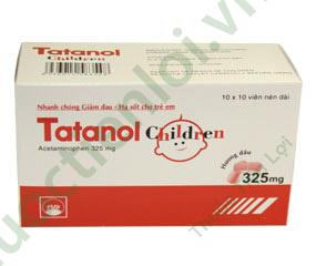 Tatanol Children 325Mg Pymepharco (H/100V) 1 Tatanol Children 325Mg Pymepharco (H/100V)