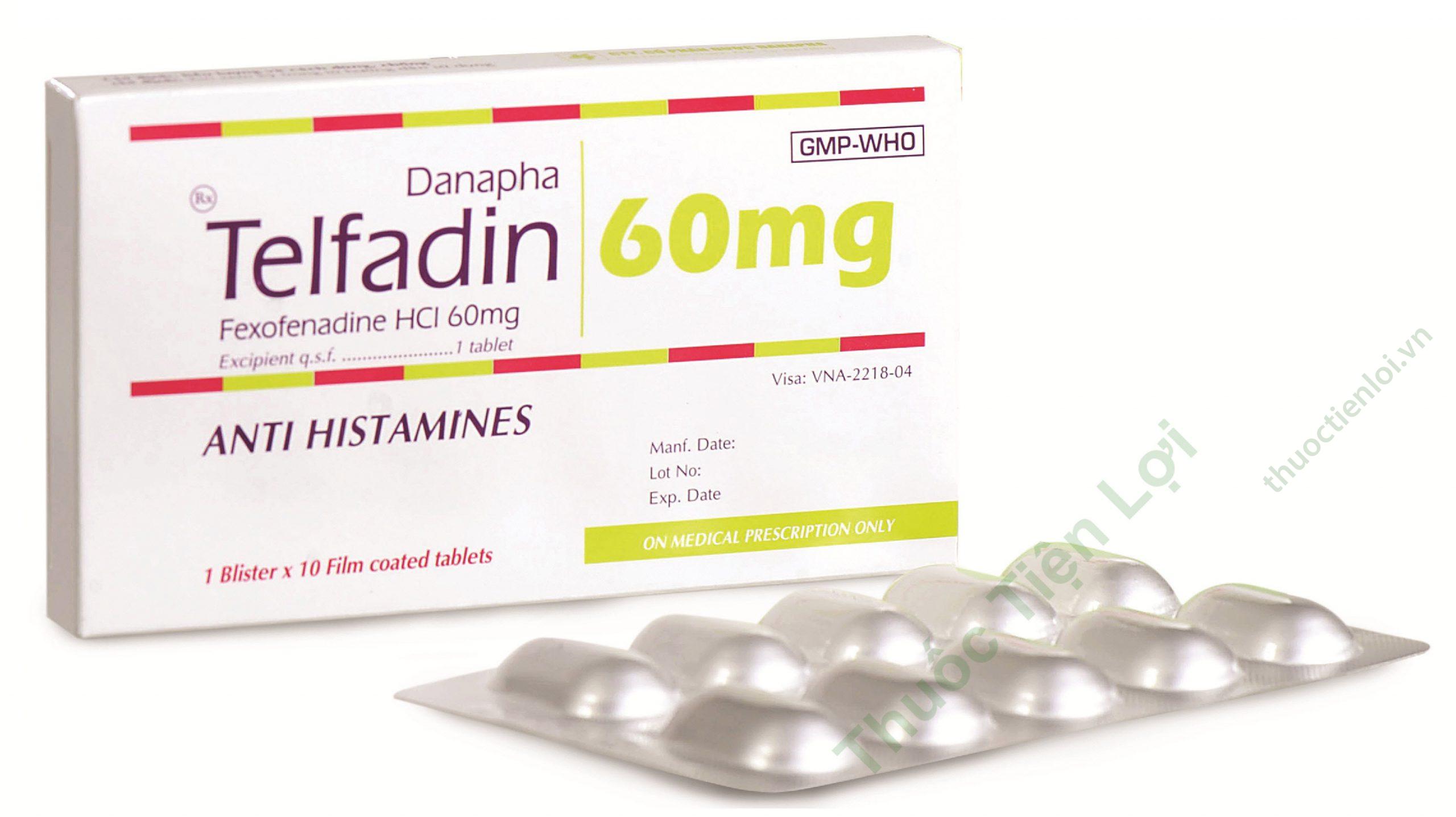 Telfadin 60Mg Danapha (H/10V) 1 Telfadin 60Mg Danapha (H/10V)