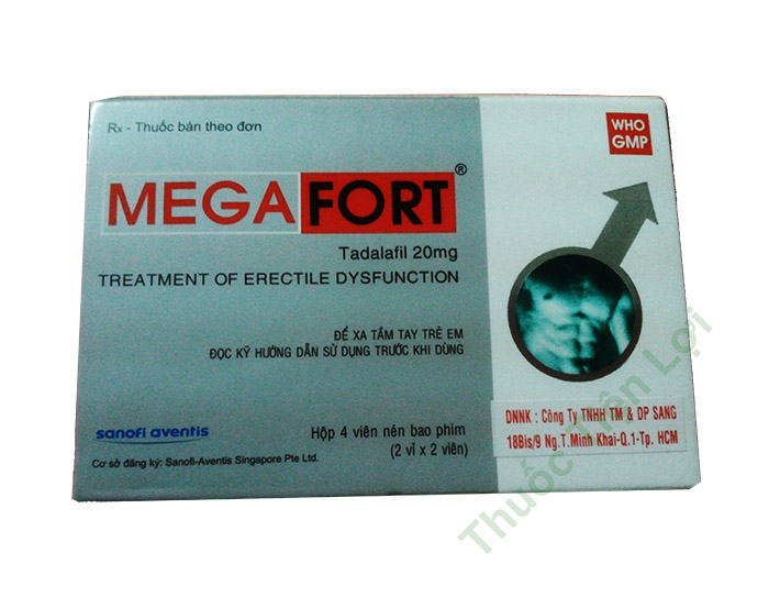 Thuốc Megafort Sanofi trị rối loạn cương dương