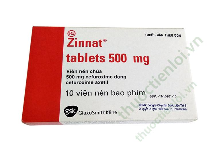 thuoc_khang_sinh_zinnat_500mg.jpg Zinnat 500Mg - GSK (h/10v) - Ảnh 1
