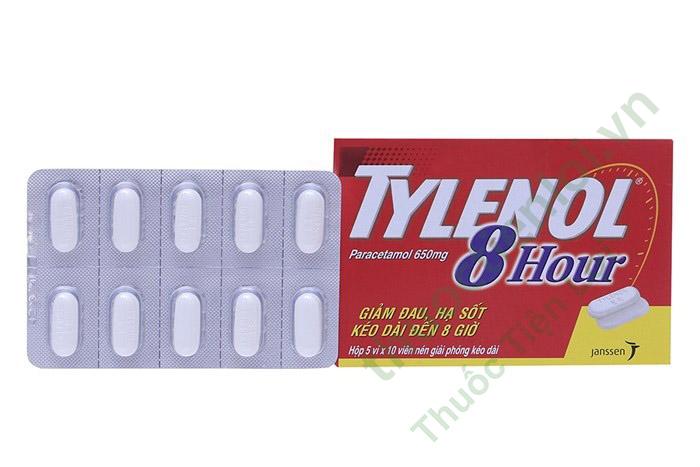 tylenol_paracetamol_650mg_8our_janssen.jpg Tylenol Paracetamol 650Mg 8 Hour Janssen (h/50v) - Ảnh 1
