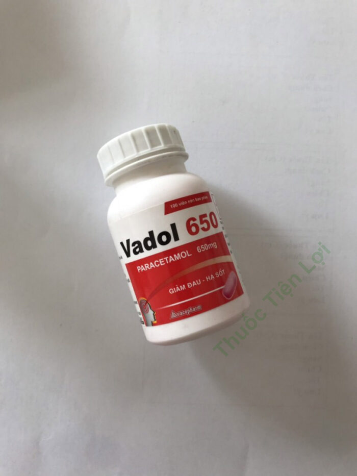 Vadol 650 Pacetamol 650Mg Vacopharm (C/100V)