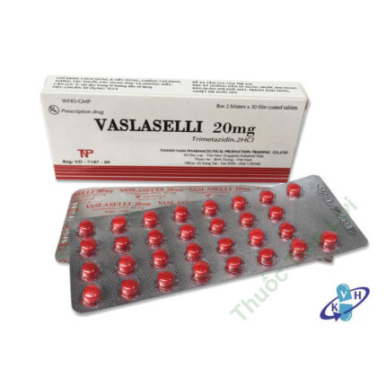 Vaslaselli Trimetazidin 20Mg Thành Nam (H/60V)