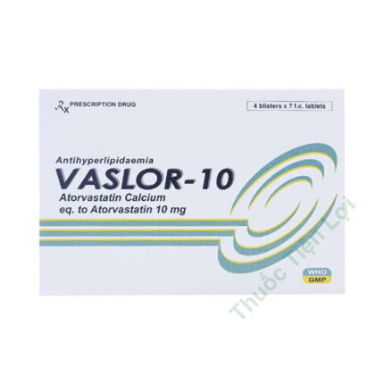 Vaslor Atorvastatin 10 - Davipharm (H/28V)