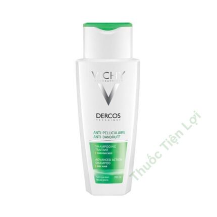 Dầu Gội Đặc Trị Gàu Dành Cho Tóc Khô Vichy Dercos Anti-Pelliculaire Anti-Dandruff Dry Hair 200ML