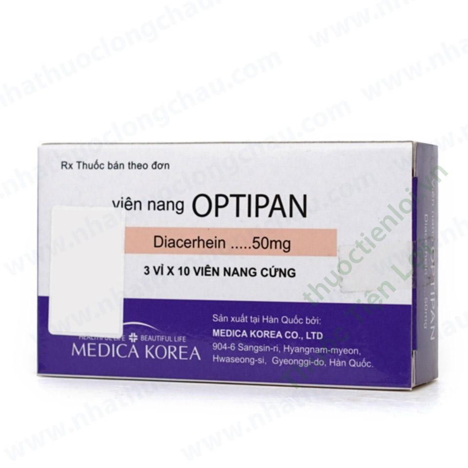 vien_nang_optipan_diacerhein_50mg_korea.jpg Viên Nang Optipan Diacerhein 50Mg Korea (h/30v) - Ảnh 1