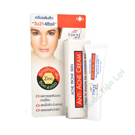Kem Trị Mụn Vin21 Anti-Acne Cream 10ML