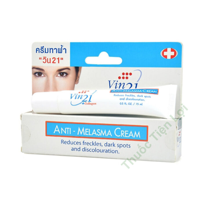 Vin21 Anti-Melasma Kem Trị Nám Cream 15G