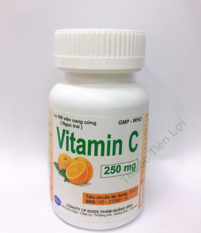 Vitamin C 250Mg Capsuales Quảng Bình (C/100V)