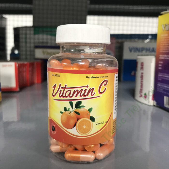 Vitamin C Daktin (C/100V) (Viên Nang)