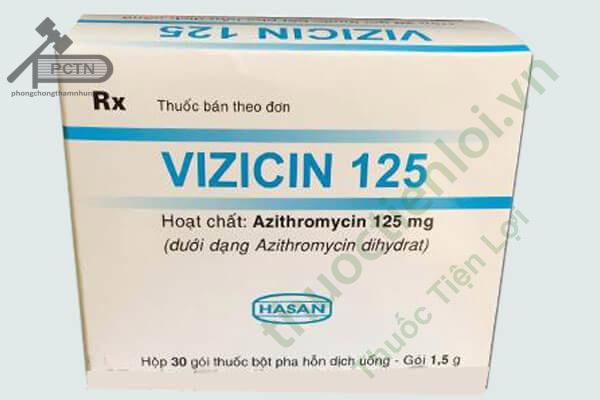 vizicin_azithromycin25mg_h_30g.jpg Vizicin 125 Azithromycin 125Mg (h/30 gói) - Ảnh 1
