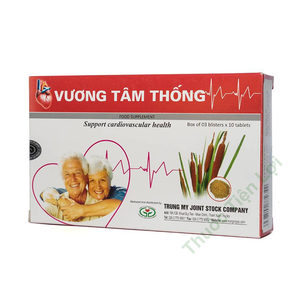 Vương Tâm Thống - Á Âu (Hộp/ 30 Viên ) - Ảnh 1