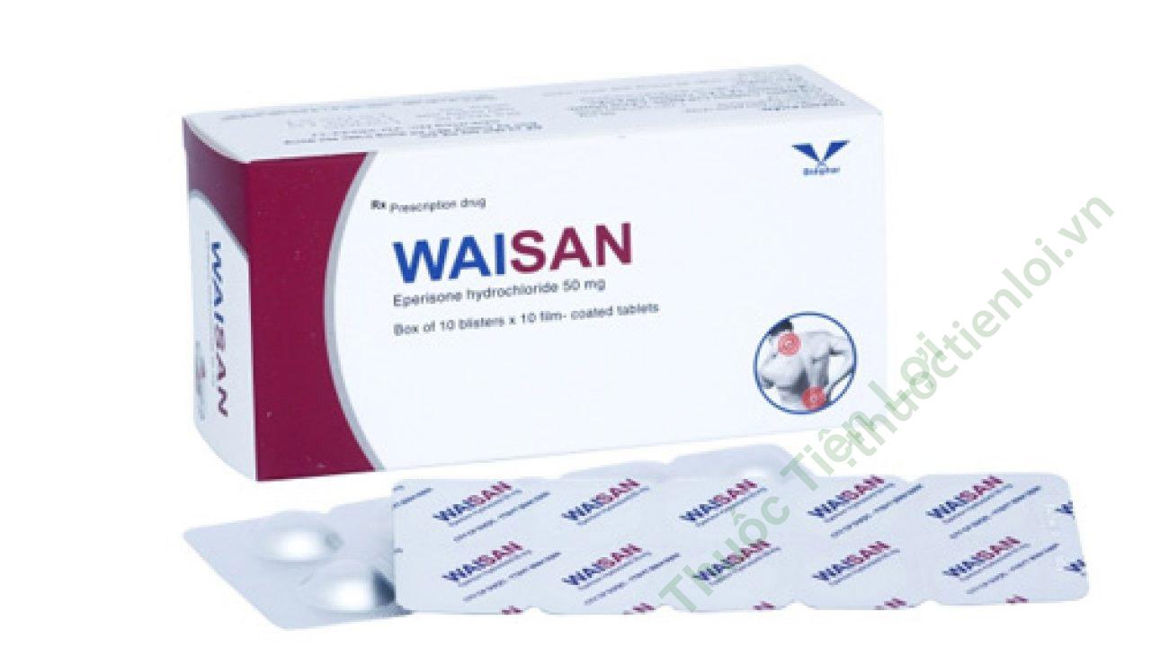 waisan_eperison_50mg_bidiphar.jpg Waisan Eperison 50Mg Bidiphar (h/100v) - Ảnh 1