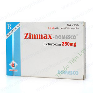 Zinmax 250 Cefuroxim 250Mg Domesco (H/10V)