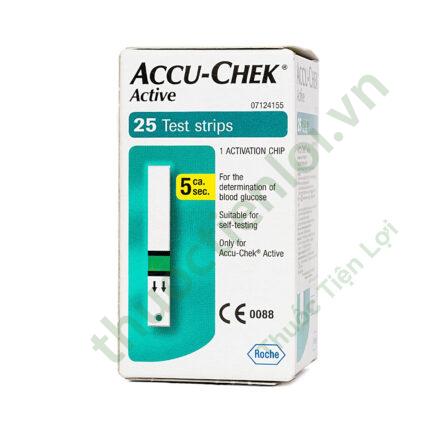 Que Thử Đường Huyết Accu-Chek Active 25 Cái