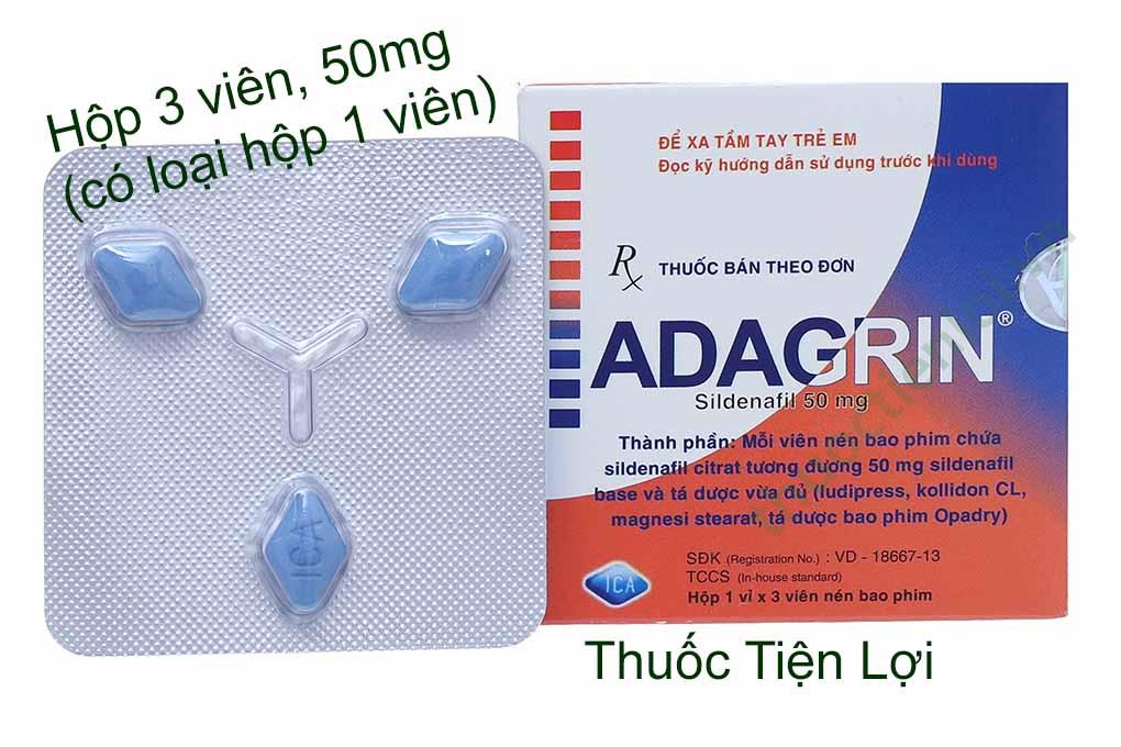 adagrin-hop-3-vien Thuốc cường dương Adagrin