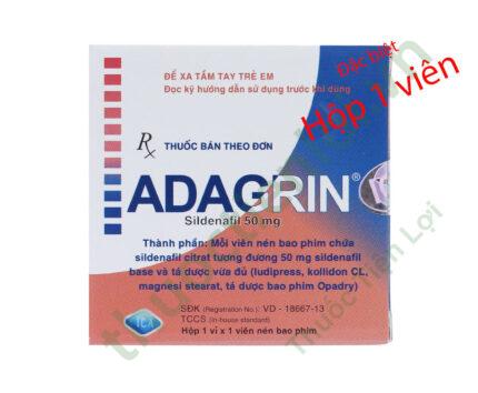 Adagrin Sildenafil 50Mg - ICA (H/1V)