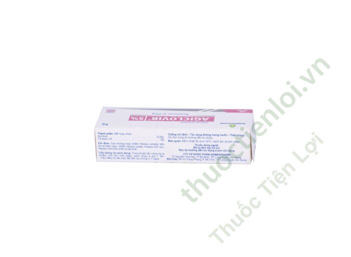 Agiclovir Acyclovir 5% Agimexpharm (T/5Gr)