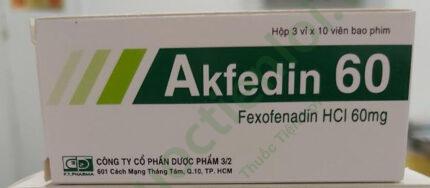 Akfedin Fexofenadin 60Mg - F.T ( Hộp/ 30 Viên )