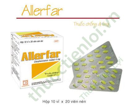 Allerfar Clorpheniramin 4Mg - Pharmedic (H/200V)