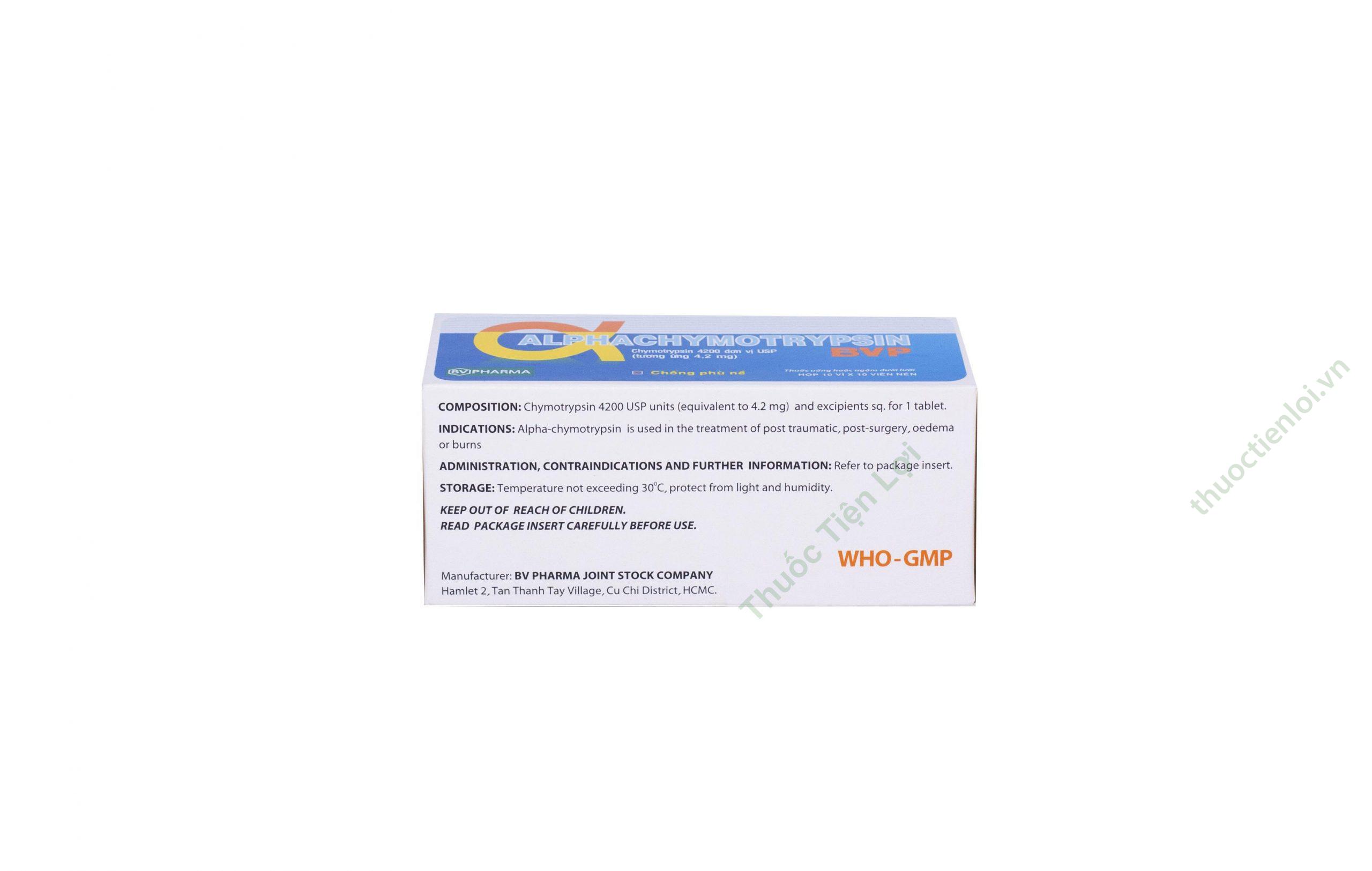Alphachymotrypsin 4200 BV Pharm(H/100V) 1 Alphachymotrypsin 4200 BV Pharm(H/100V)