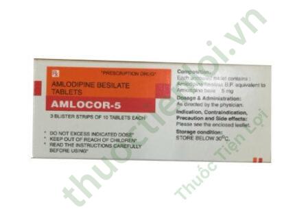 Amlocor Amlodipine 5Mg Torrent Pharm (H/30V)
