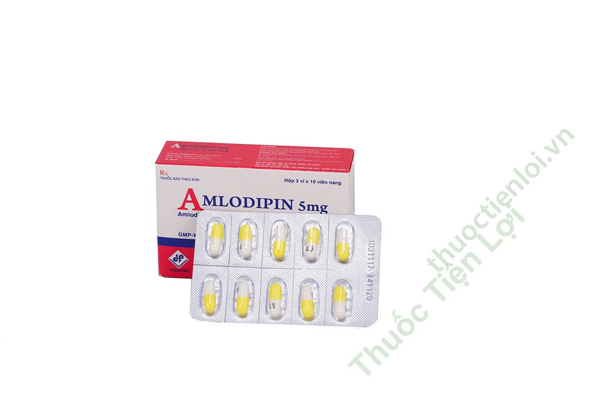 Amlodipin 5Mg - Vidipha (H/30V) 1 Amlodipin 5Mg - Vidipha (H/30V)