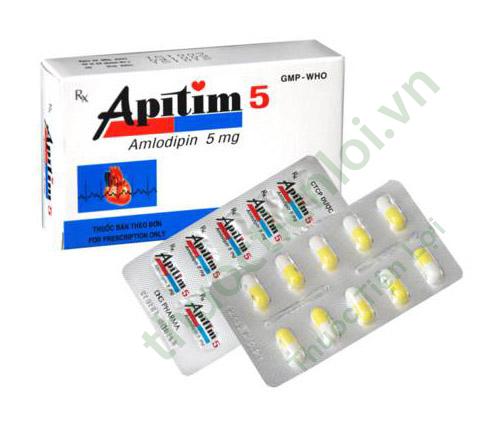 Apitim Amlodipin 5Mg DHG (H/30V) 1 Apitim Amlodipin 5Mg DHG (H/30V)