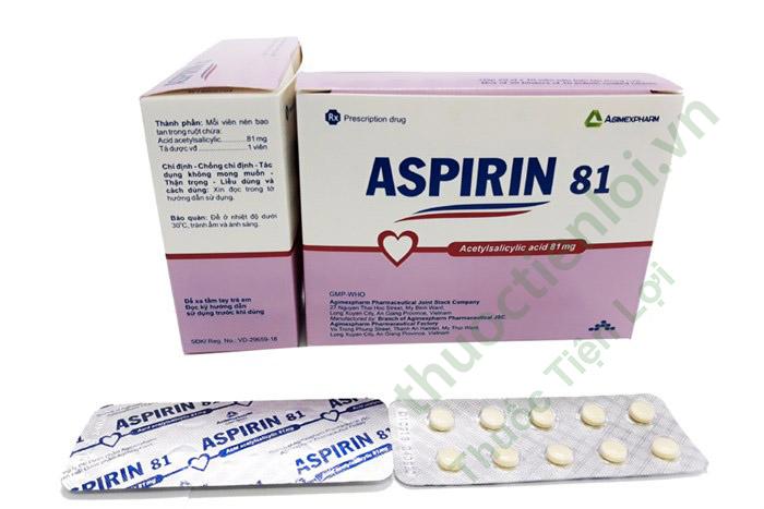 Aspirin 81Mg - Agimexpharm (H/200V) 1 Aspirin 81Mg - Agimexpharm (H/200V)