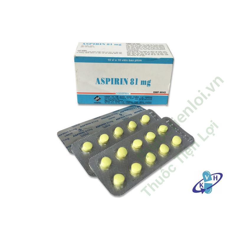 Aspirin 81Mg - Vidipha (H/100V) 1 Aspirin 81Mg - Vidipha (H/100V)