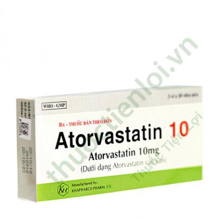 Atorvastatin 10Mg Khapharco (H/100V)