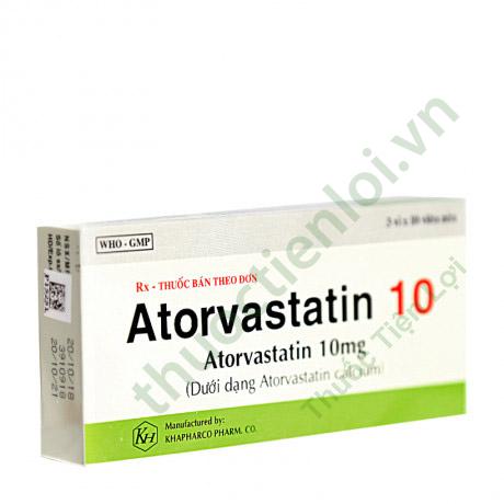 Atorvastatin 10Mg Khapharco (H/100V) 1 Atorvastatin 10Mg Khapharco (H/100V)