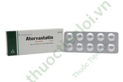 Atorvastatin 10Mg - T.V Pharm (H/30V)