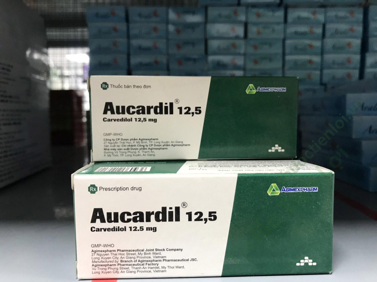 Aucardil Carvedilol 12 Aucardil Carvedilol 12.5Mg Agimexpharm (H/50V)