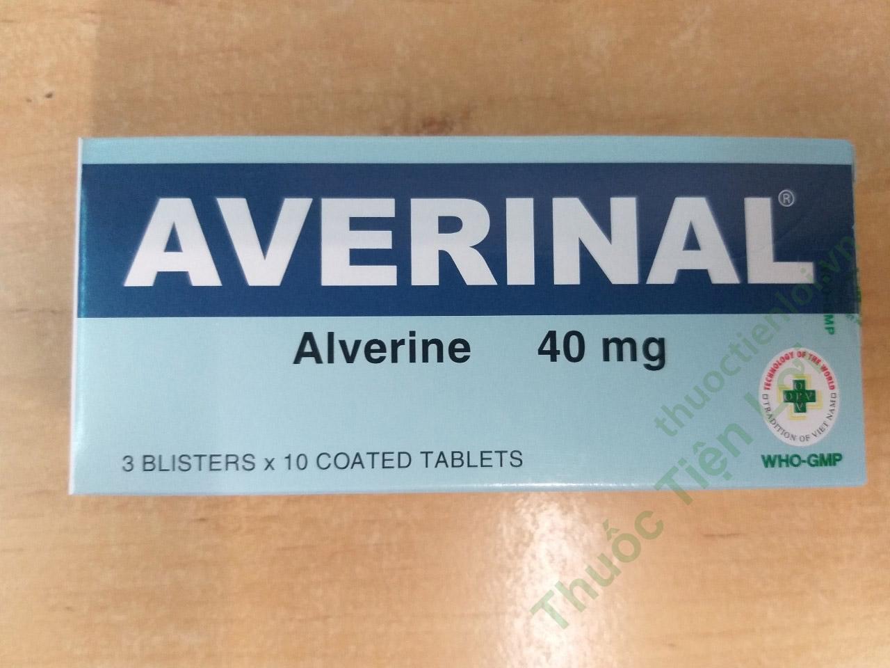 Averinal Alverine 40Mg - OPV (H/30V) 1 Averinal Alverine 40Mg - OPV (H/30V)