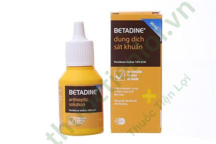 Betadine Sát Khuẩn Antiseptic Solution - Mundipharma (C/30ML)