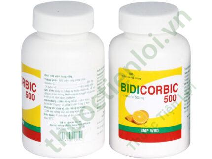 Bidicorbic Vitamin C 500Mg Bidipharm (C/100V)