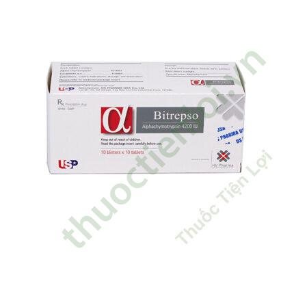 Bitrepso Alphachymotrpsin 4200 USP (H/100V)