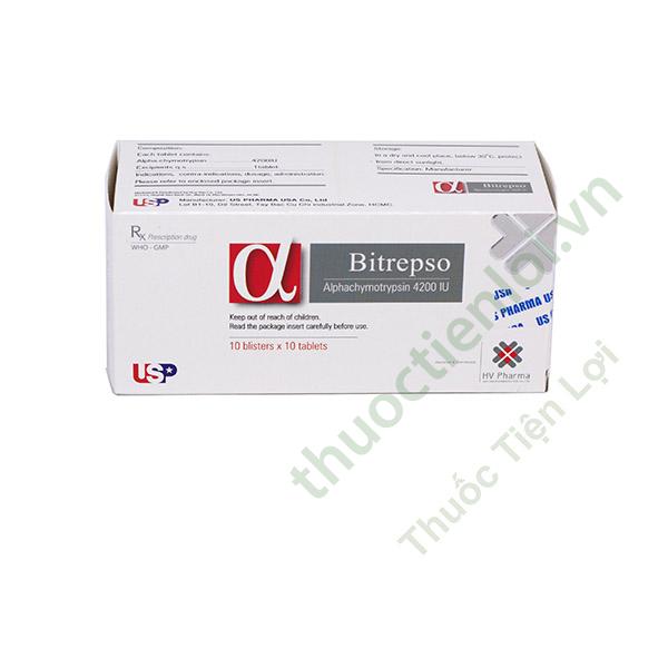 Bitrepso Alphachymotrpsin 4200 USP (H/100V) 1 Bitrepso Alphachymotrpsin 4200 USP (H/100V)