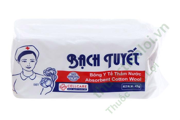Bông Y Tế Bạch Tuyết (G/45G) 1 Bông Y Tế Bạch Tuyết (G/45G)