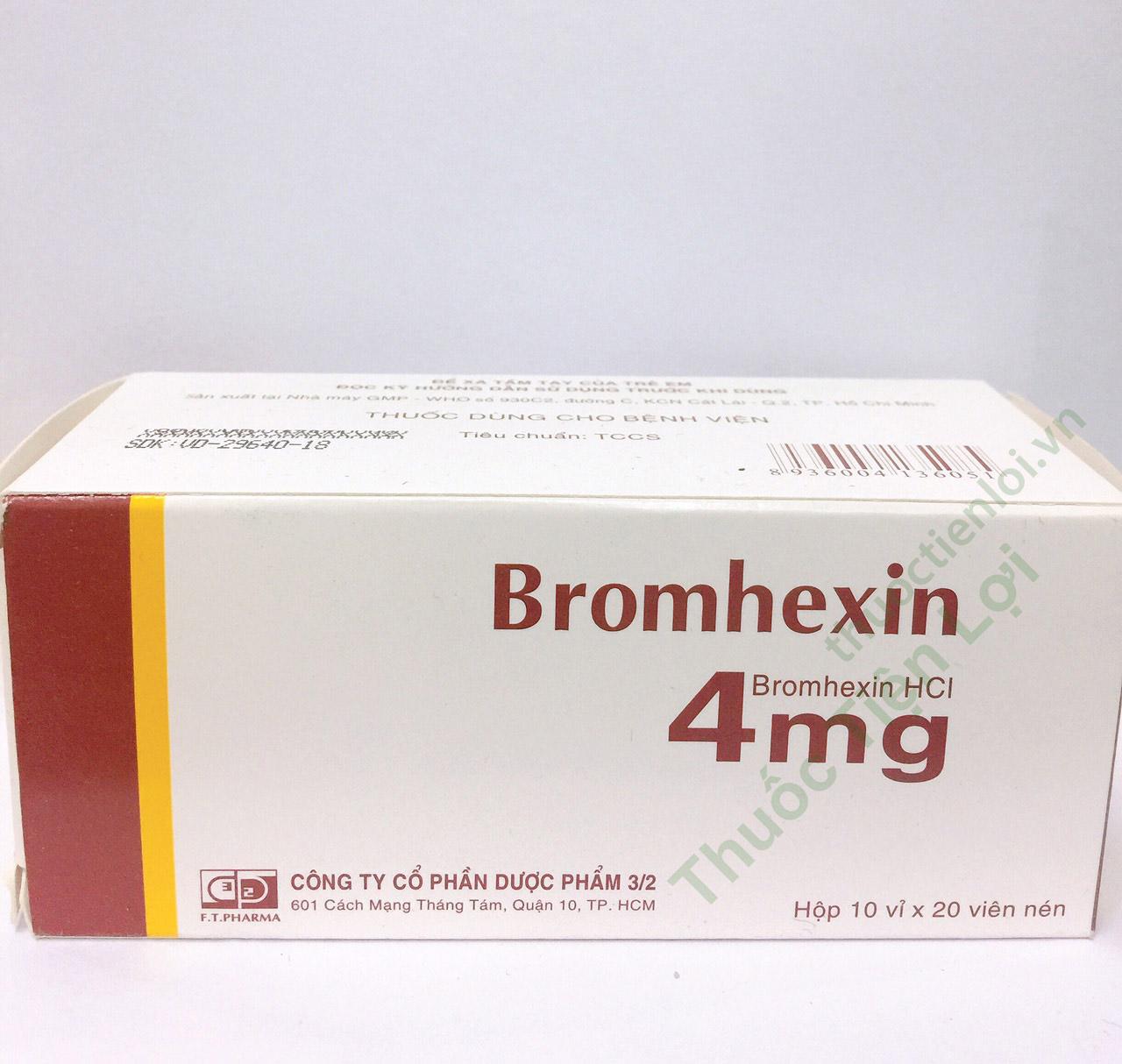 Bromhexin 4Mg - F Bromhexin 4Mg - F.T (H/200V)